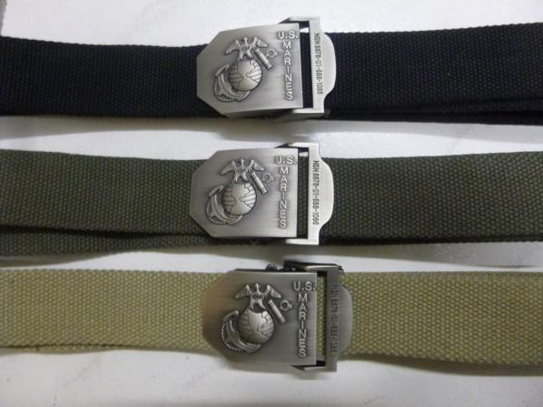 Gürtel Hosengürtel Koppel USMC US Marines versch Farben bis 130cm Textil neu AB